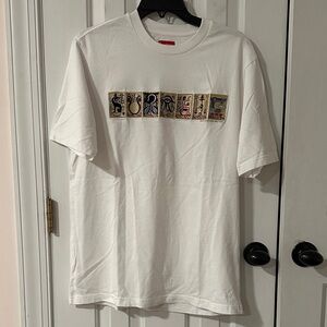 Supreme White Ancient Egypt T-Shirt Medium